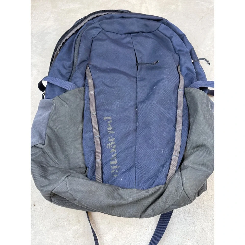 Patagonia Navy‎ Blue Backpack Travel School Outdoor Gear
